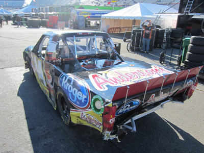 Anderson's Maple Syrup NTS #14 Chevy Silverado driven by Kevin Harvick at Martinsville Speedway in 2013.